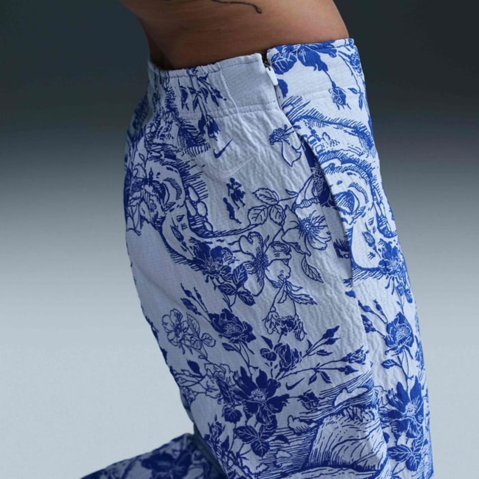 Collection Jacquard Track Pant Kadın Mavi Eşofman Altı