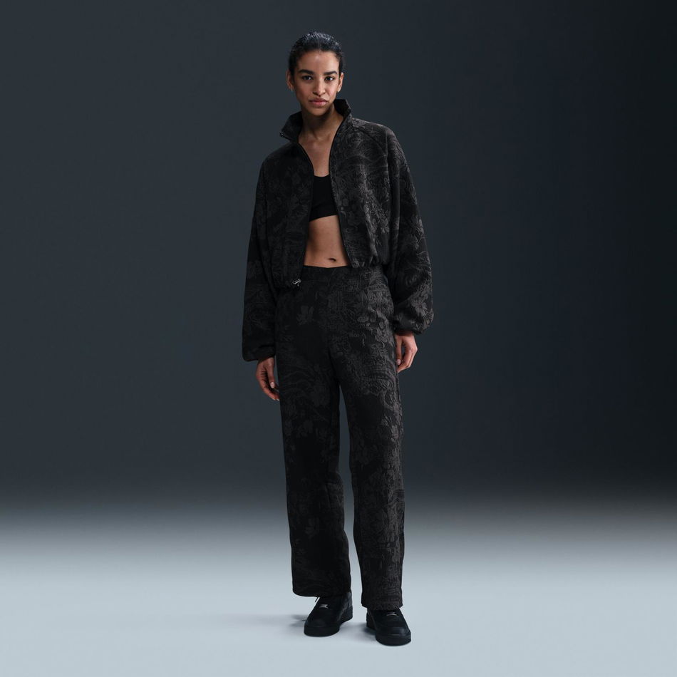 Collection Jacquard Track Pant Kadın Siyah Eşofman Altı