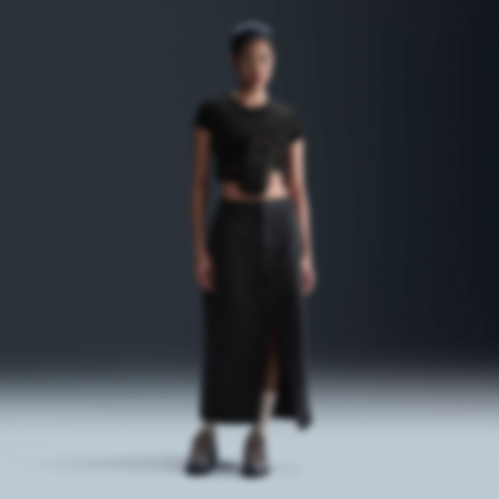 NIKE - Collection Twill Skirt Kadın Siyah Etek