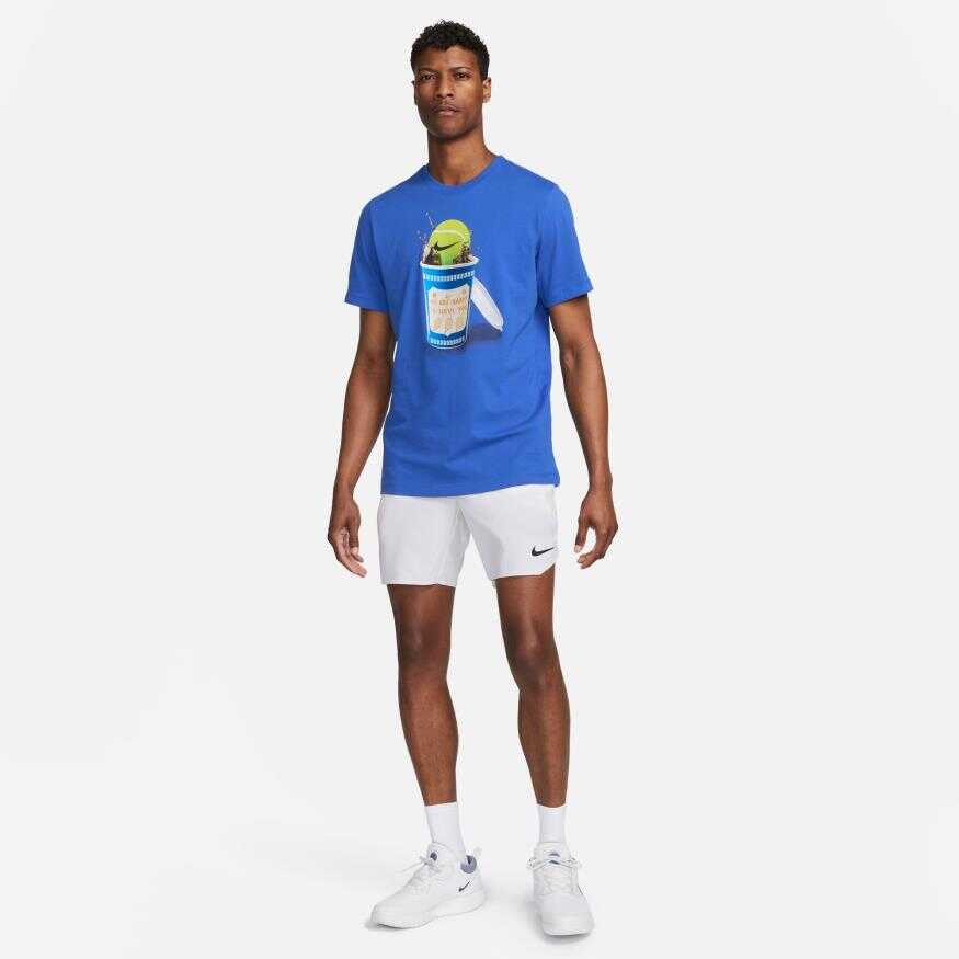 NikeCourt Tee Tennis Heritage Erkek Tişört