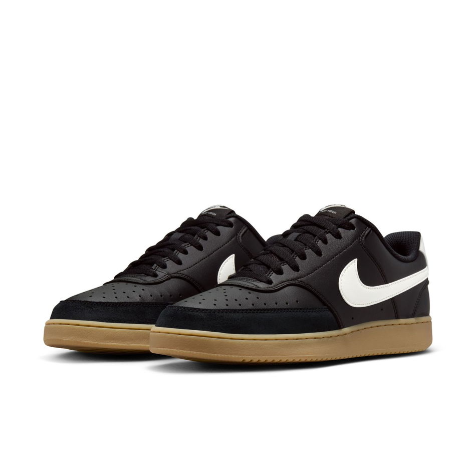 Court Vision Low Erkek Siyah Sneaker Ayakkabı