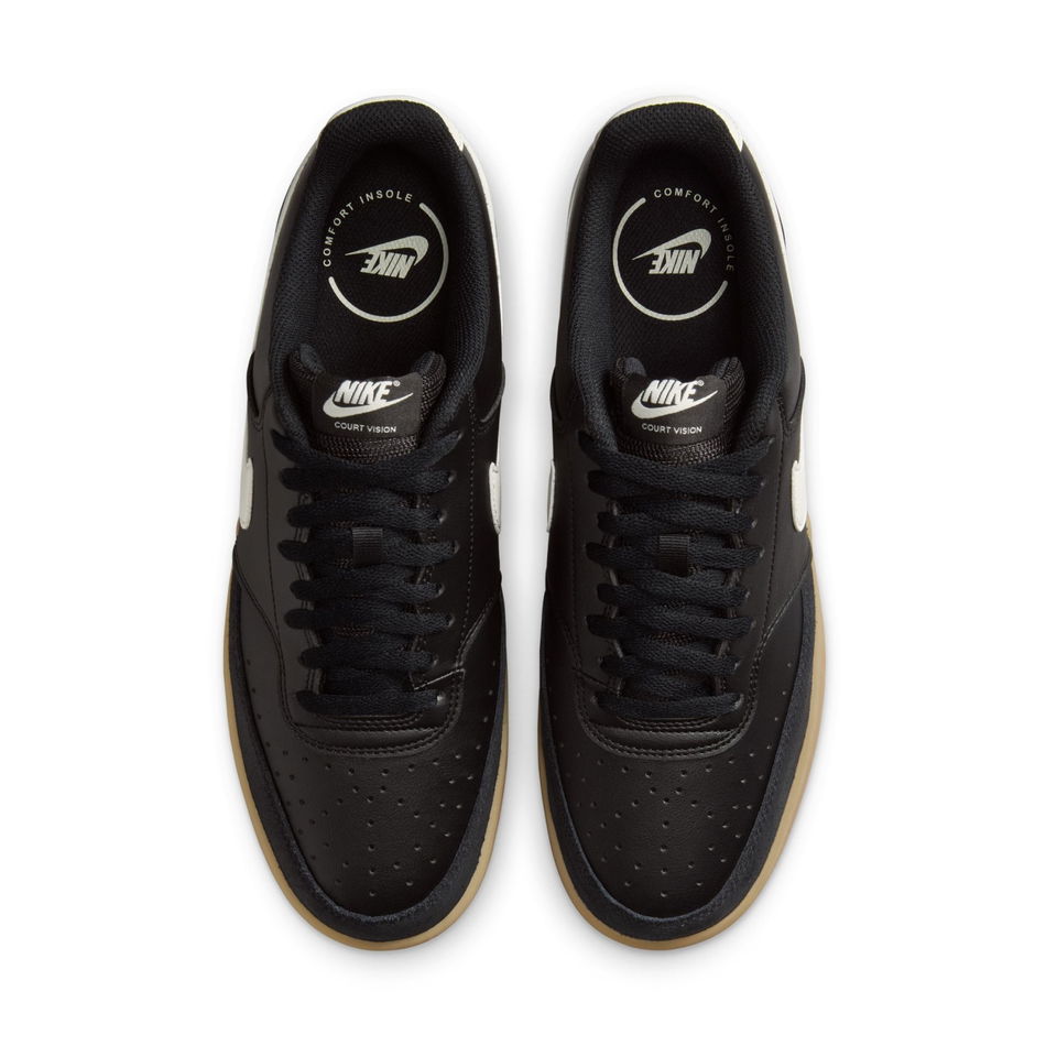 Court Vision Low Erkek Siyah Sneaker Ayakkabı