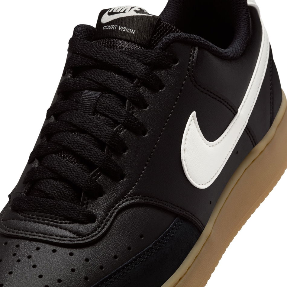 Court Vision Low Erkek Siyah Sneaker Ayakkabı