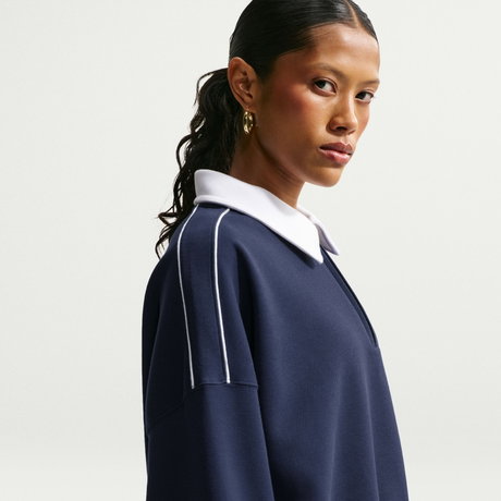 NIKE - Coverup Kadın Mavi Sweatshirt (1)