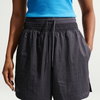 NIKE - Double Waistband Short Kadın Gri Şort (1)