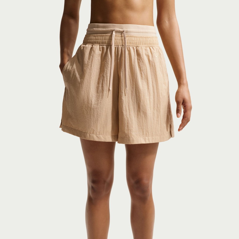 Double Waistband Short Kadın Kahverengi Şort