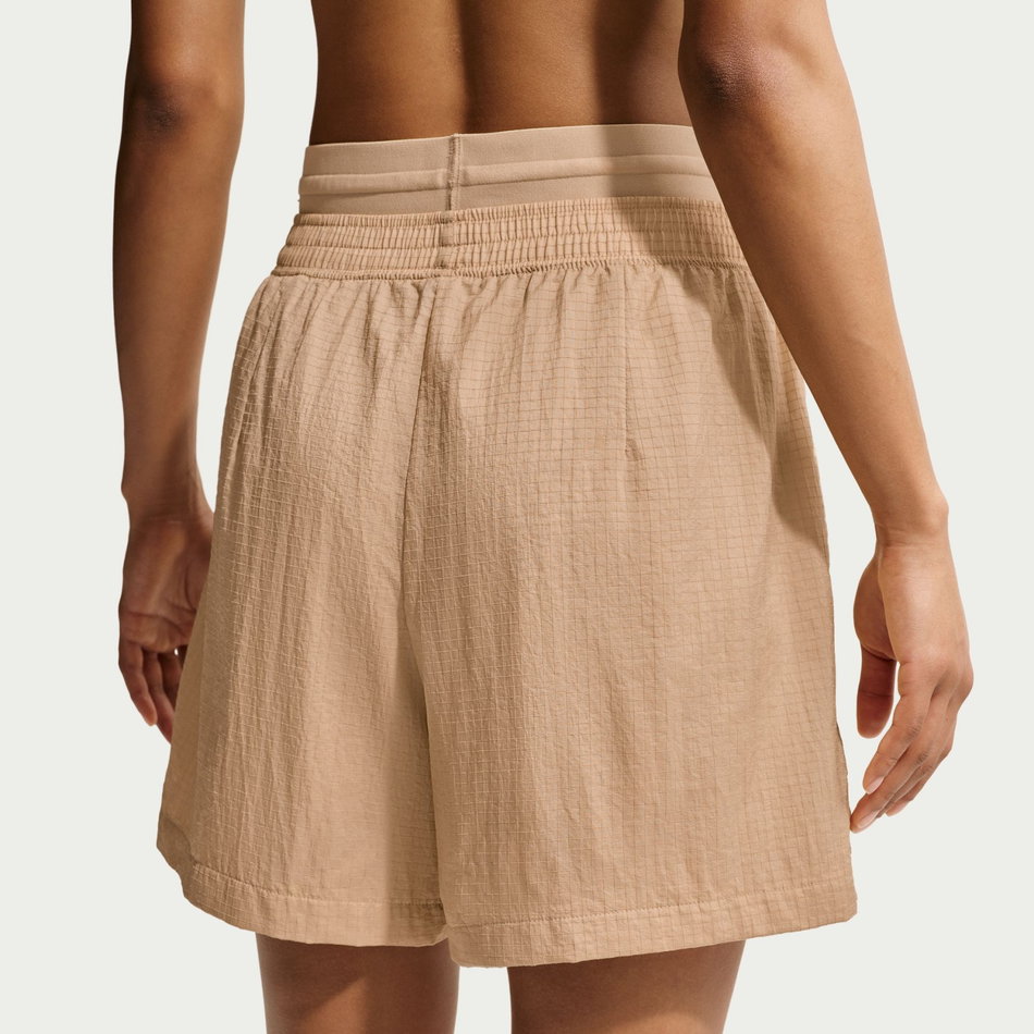 Double Waistband Short Kadın Kahverengi Şort