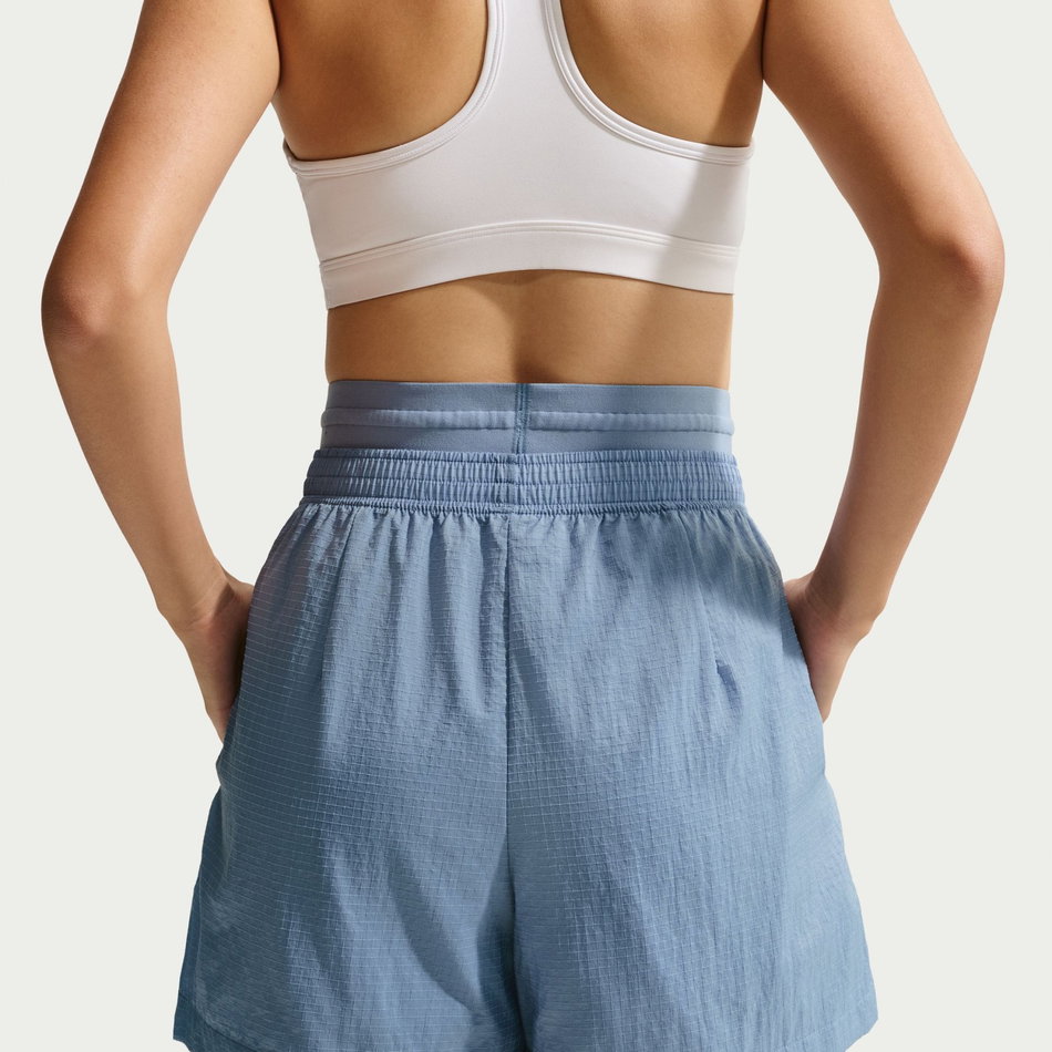 Double Waistband Short Kadın Mavi Şort
