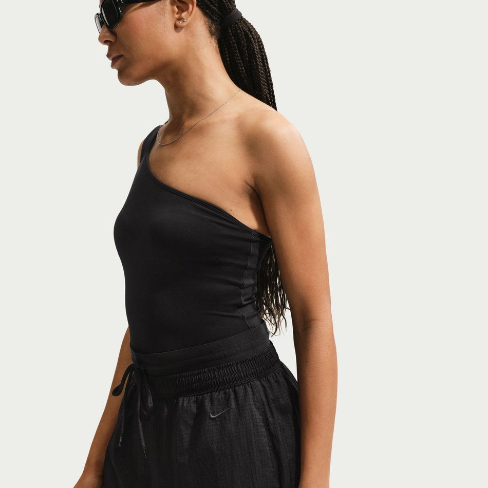 Double Waistband Short Kadın Siyah Şort