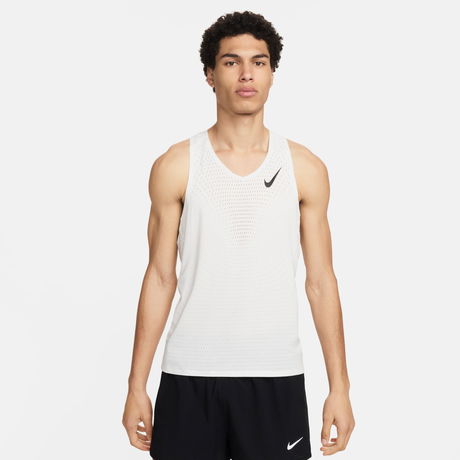 NIKE - Dri-FIT ADV AeroSwift Singlet Erkek Beyaz Atlet