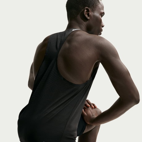 NIKE - Dri-FIT ADV AeroSwift Singlet Erkek Siyah Atlet (1)