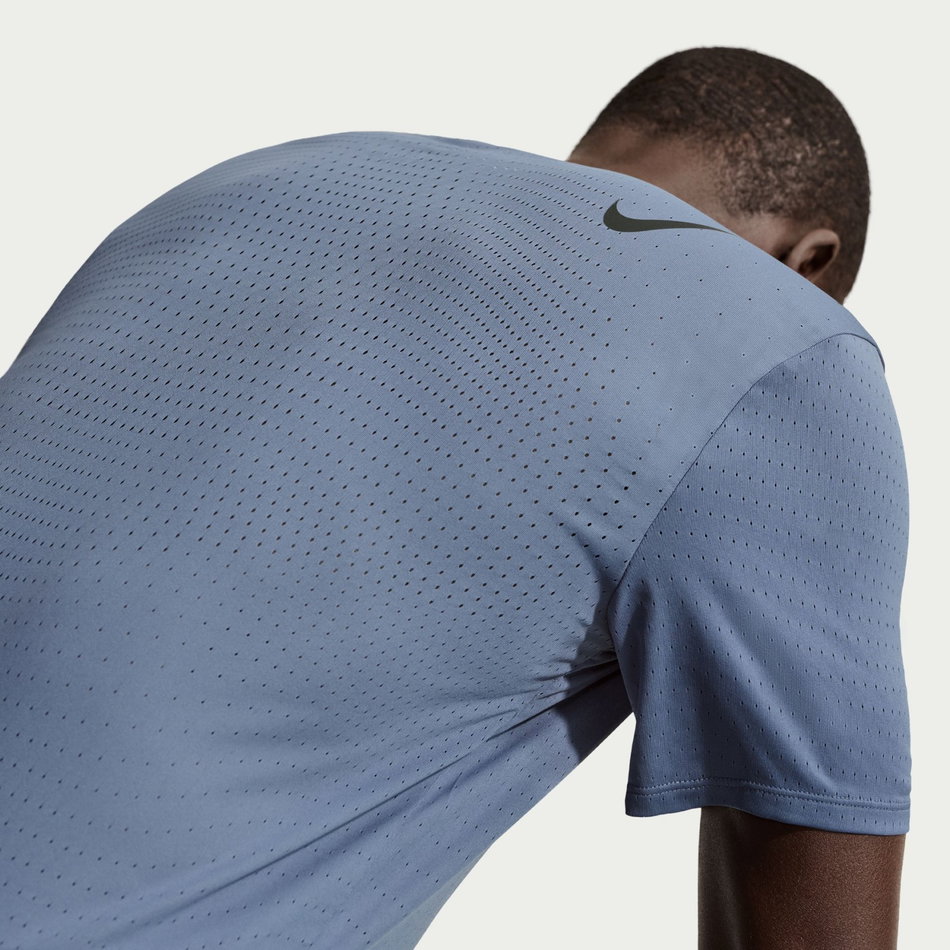 Dri-FIT ADV AeroSwift Ss Top Erkek Mavi Tişört