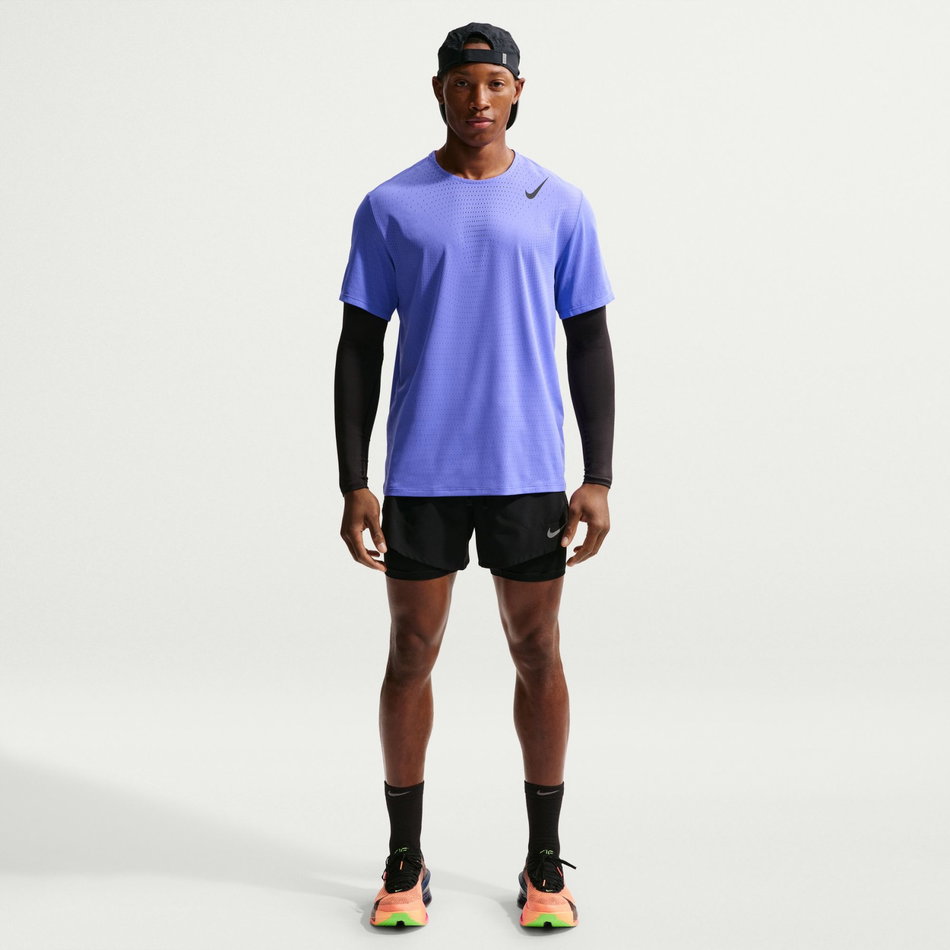 Dri-FIT ADV AeroSwift Ss Top Erkek Mor Tişört