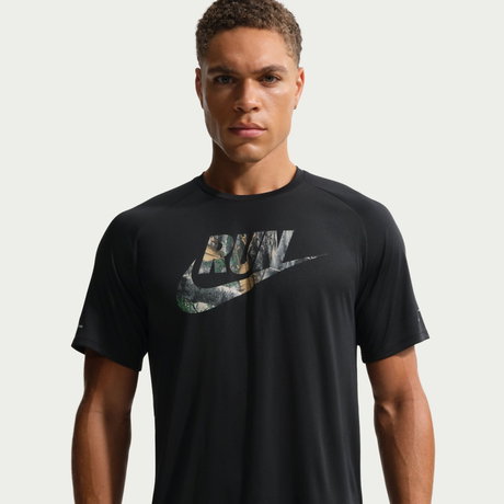 NIKE - Dri-FIT ADV Stride Realtree Ss Erkek Siyah Tişört