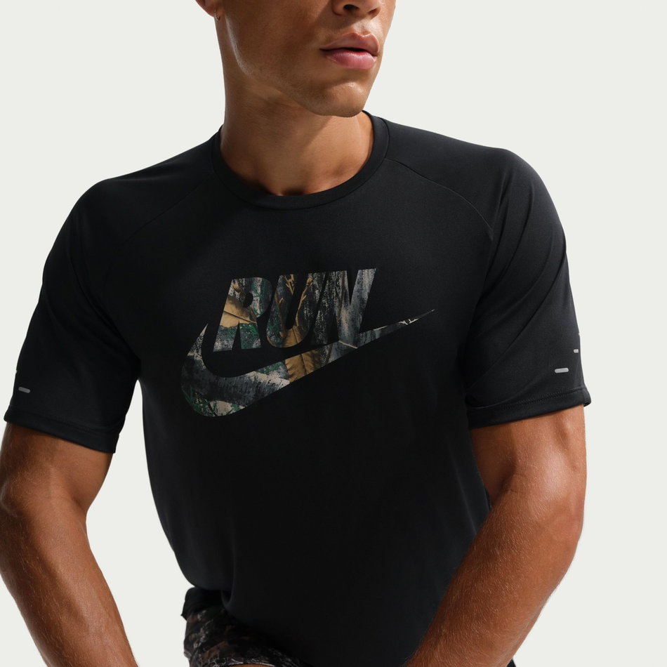 Dri-FIT ADV Stride Realtree Ss Erkek Siyah Tişört