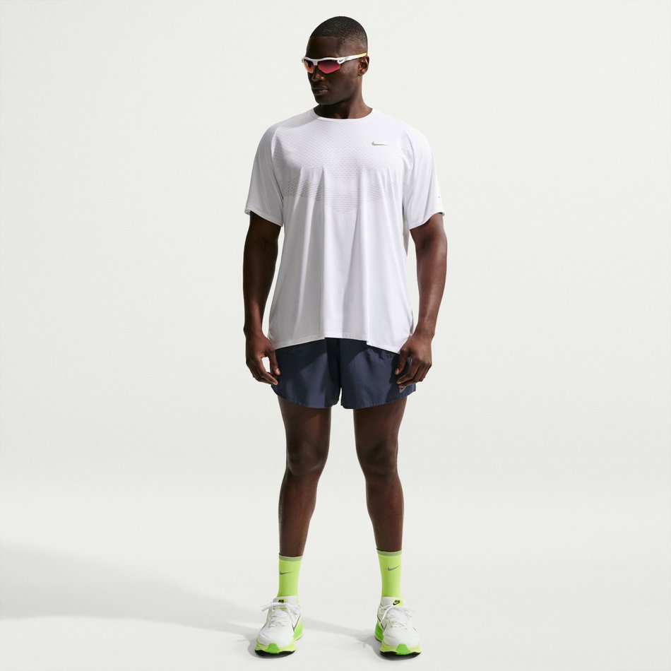 Dri-FIT ADV Stride Ss Top Erkek Beyaz Tişört
