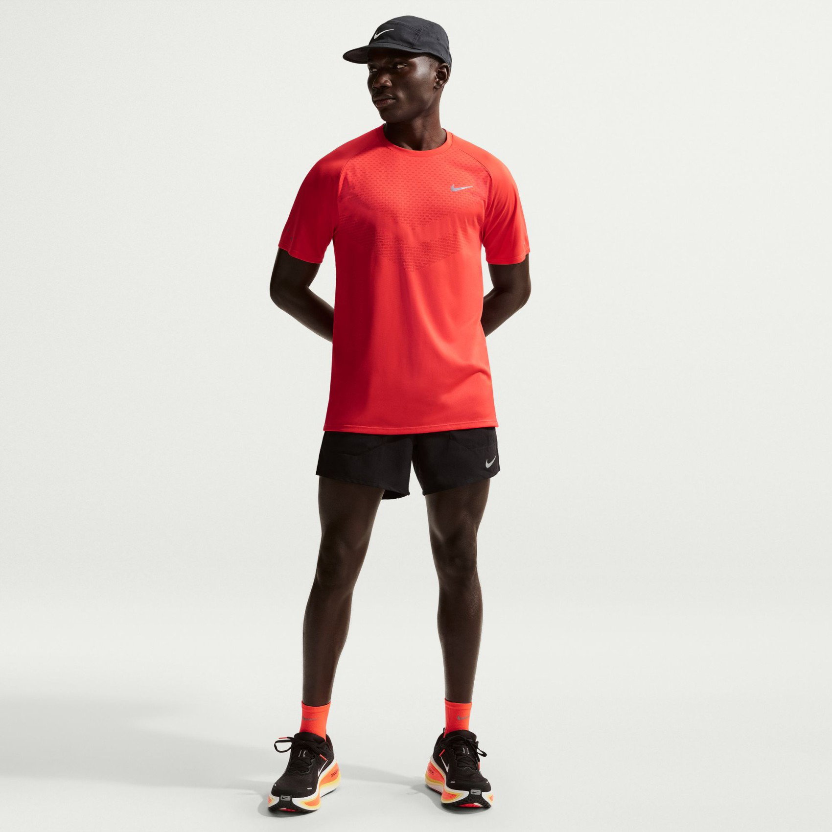 Nike Dri-FIT ADV Stride Ss Top Erkek Kırmızı Tişört HV5203-696