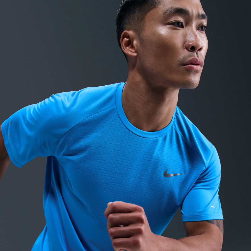 Dri-FIT ADV Stride SS Top Erkek Mavi Tişört
