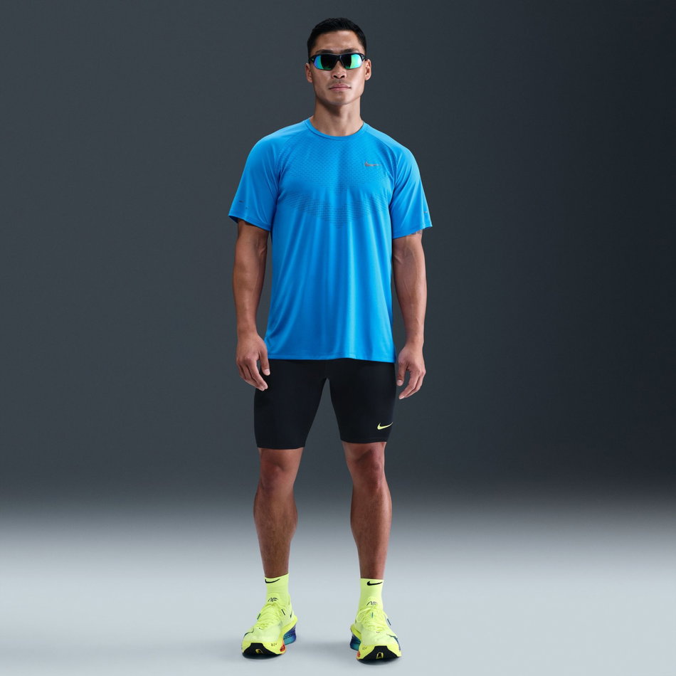 Dri-FIT ADV Stride SS Top Erkek Mavi Tişört