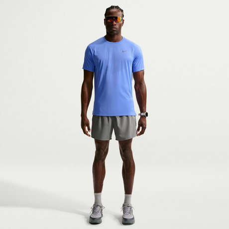 NIKE - Dri-FIT ADV Stride Ss Top Erkek Mavi Tişört (1)