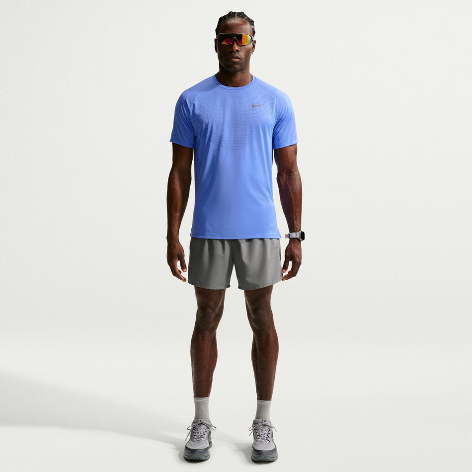 Dri-FIT ADV Stride Ss Top Erkek Mavi Tişört