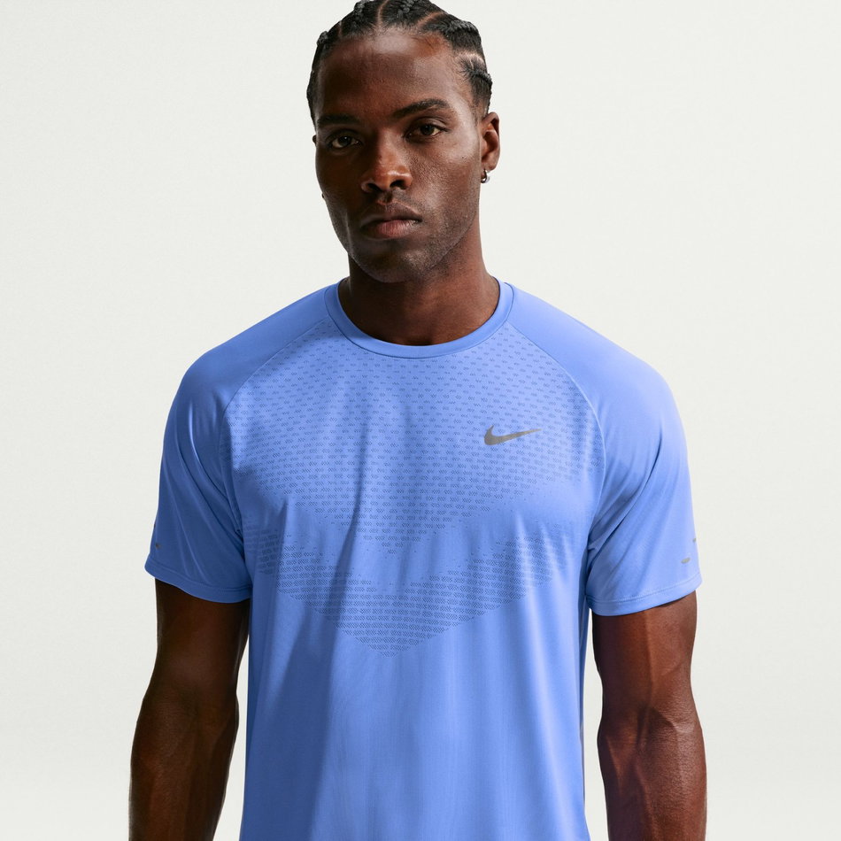 Dri-FIT ADV Stride Ss Top Erkek Mavi Tişört