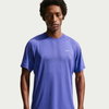 NIKE - Dri-FIT ADV Stride Ss Top Erkek Mavi Tişört (1)