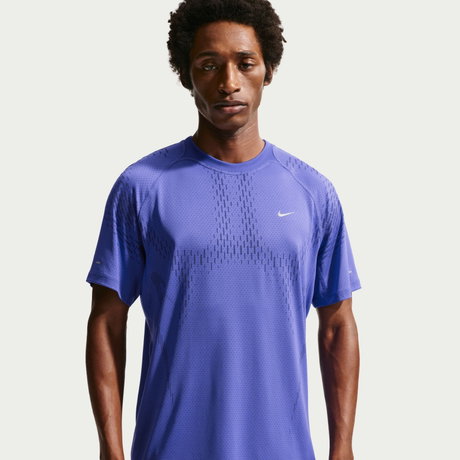 NIKE - Dri-FIT ADV Stride Ss Top Erkek Mavi Tişört (1)