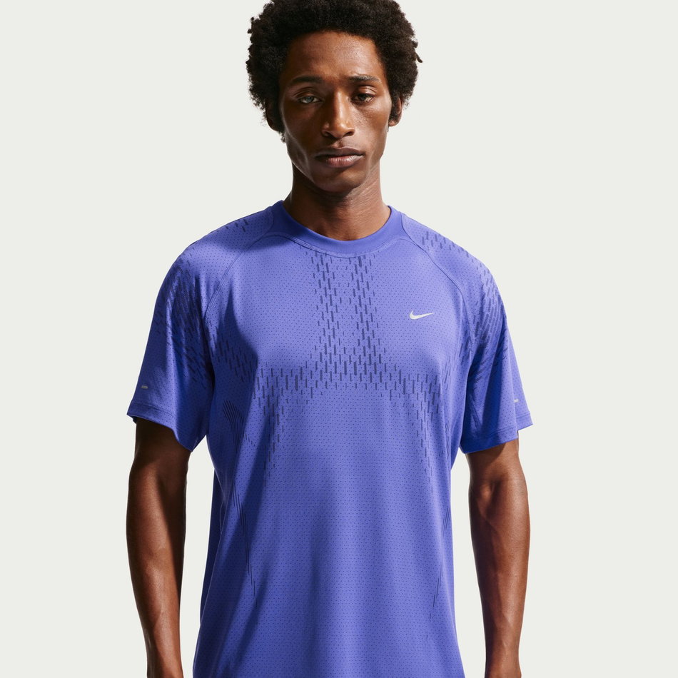 Dri-FIT ADV Stride Ss Top Erkek Mavi Tişört