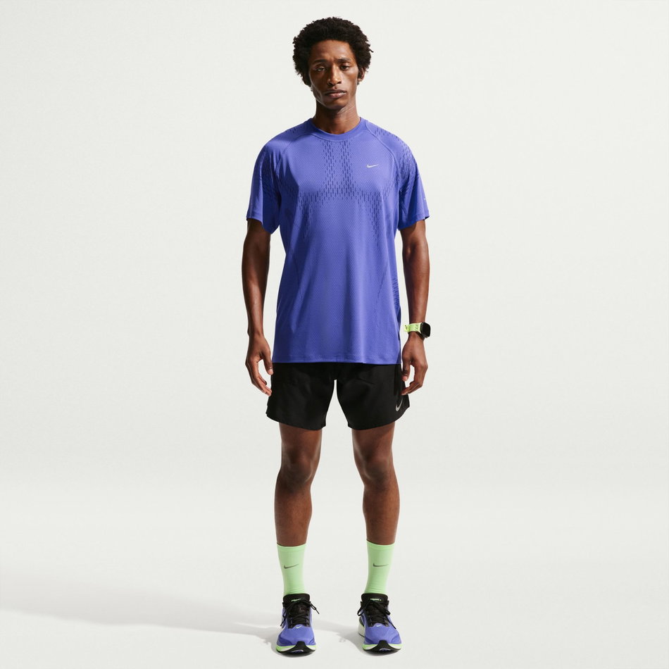 Dri-FIT ADV Stride Ss Top Erkek Mavi Tişört