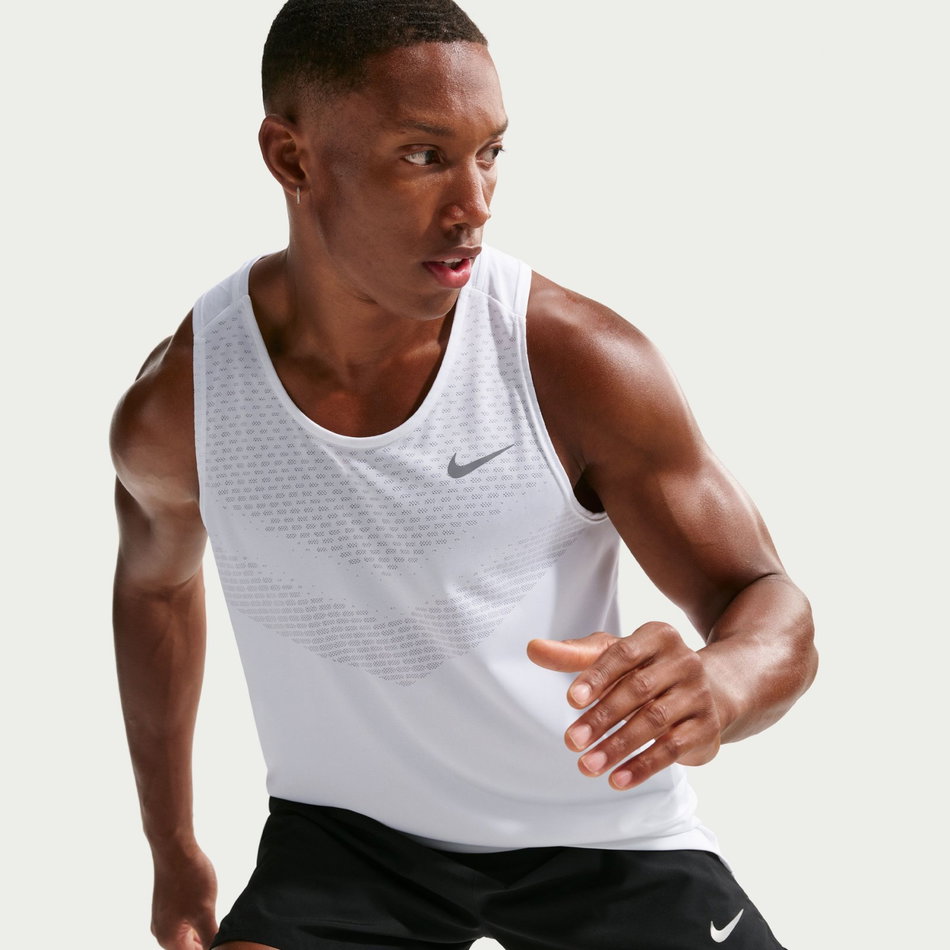 Dri-FIT ADV Stride Tank Erkek Beyaz Atlet
