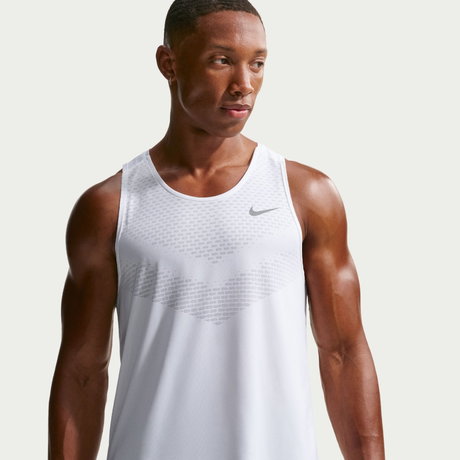 NIKE - Dri-FIT ADV Stride Tank Erkek Beyaz Atlet (1)