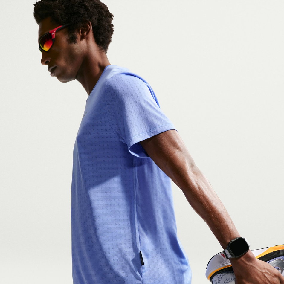 Dri-FIT Breathe Miler Ss Top Erkek Mavi Tişört