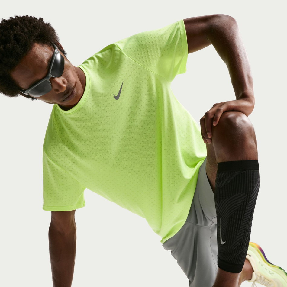 Dri-FIT Breathe Miler Ss Top Erkek Sarı Tişört
