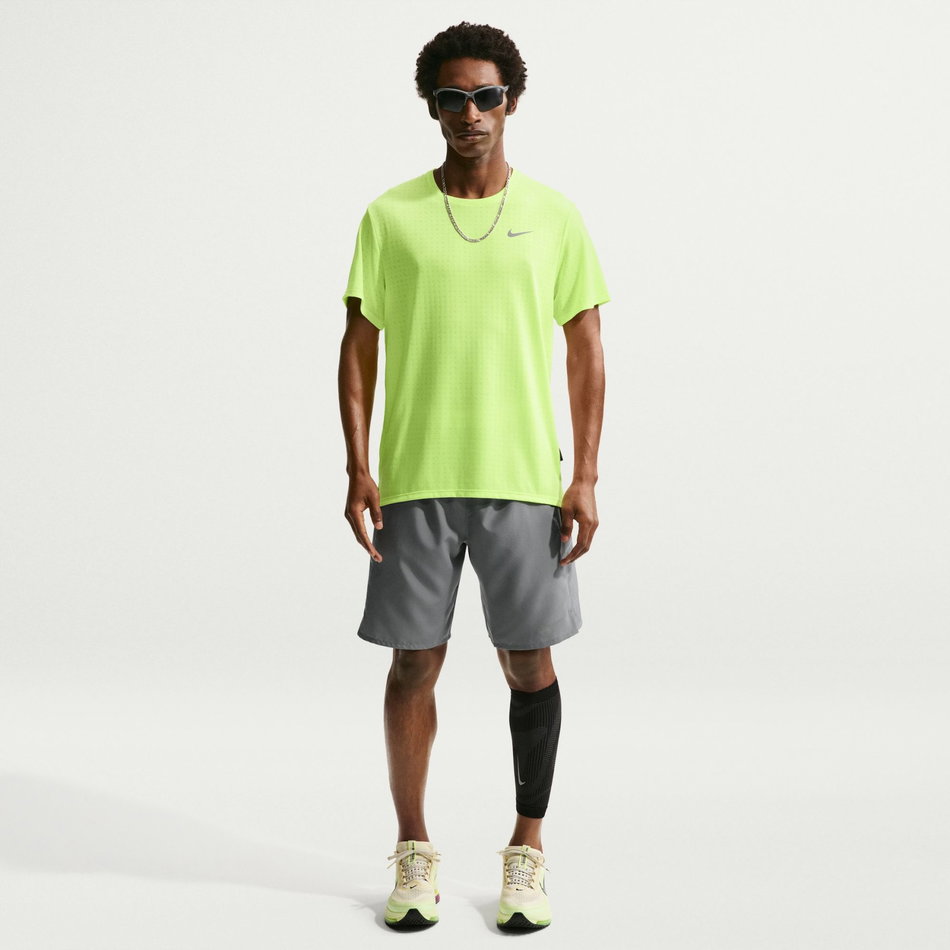 Dri-FIT Breathe Miler Ss Top Erkek Sarı Tişört