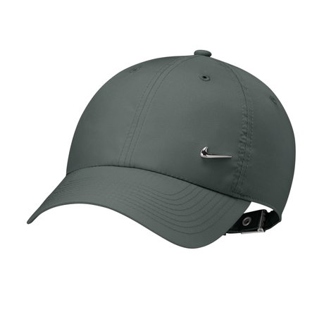 NIKE - Dri-FIT Club Cab Metal Swoosh L Yeşil Şapka (1)