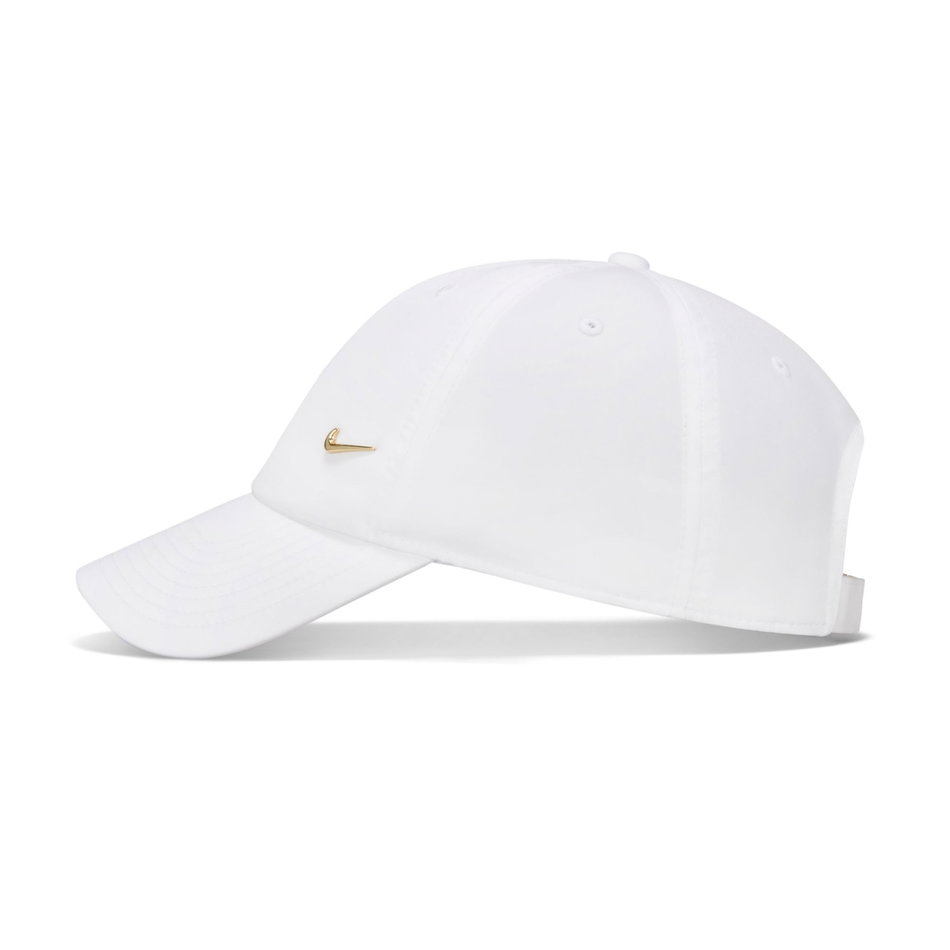 Dri-FIT Club Cap Metal Swoosh L Beyaz Şapka