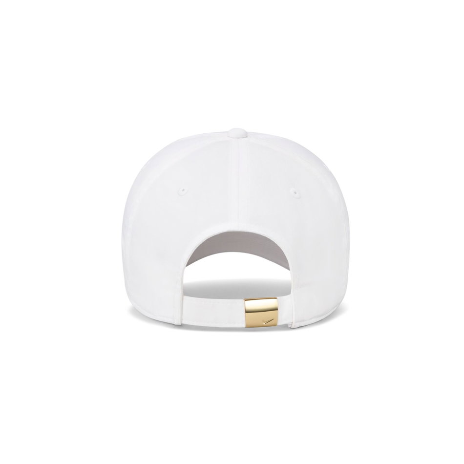 Dri-FIT Club Cap Metal Swoosh L Beyaz Şapka
