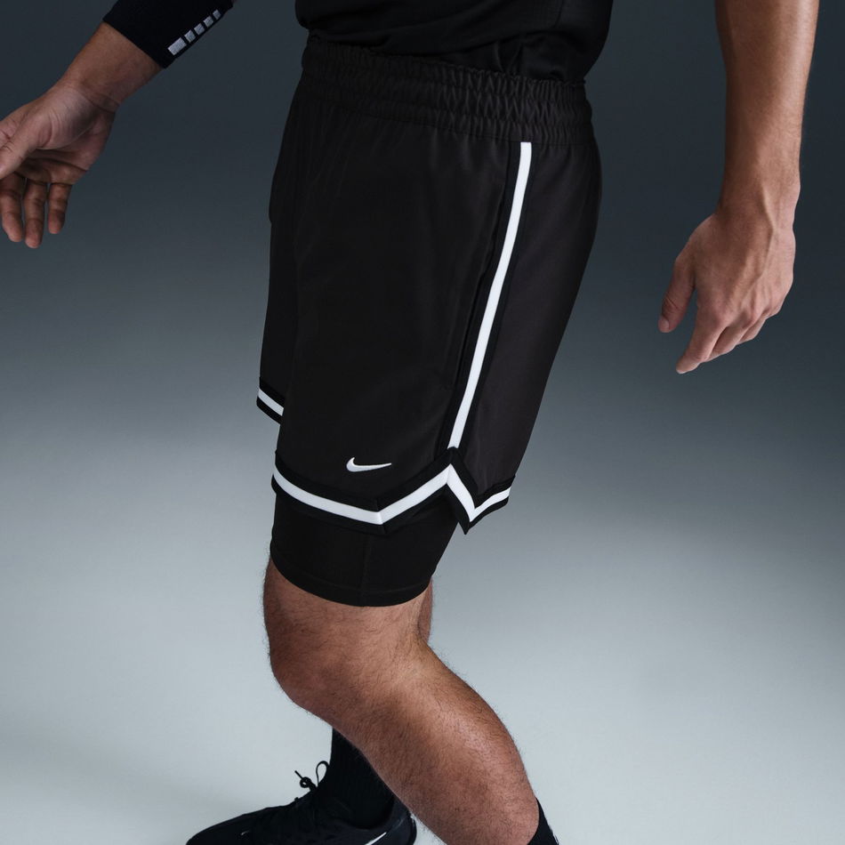 Dri-FIT Dna 10cm 2in1 Erkek Siyah Basketbol Şortu