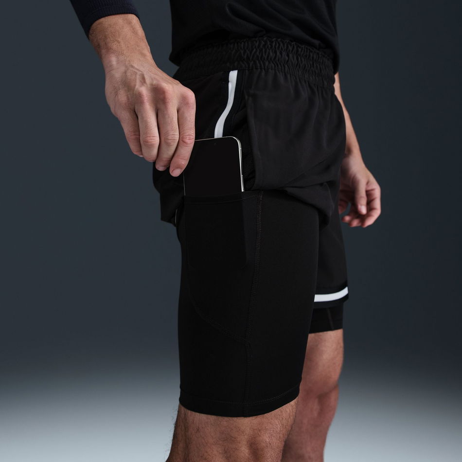 Dri-FIT Dna 10cm 2in1 Erkek Siyah Basketbol Şortu