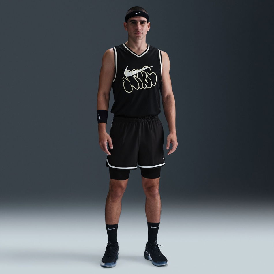 Dri-FIT Dna 10cm 2in1 Erkek Siyah Basketbol Şortu