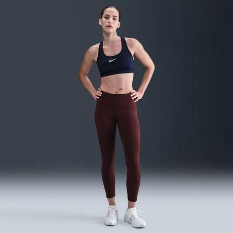 NIKE - Dri-FIT Fast MR 7/8 Tight Kadın Bordo Tayt