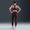 NIKE - Dri-FIT Fast MR 7/8 Tight Kadın Bordo Tayt (1)