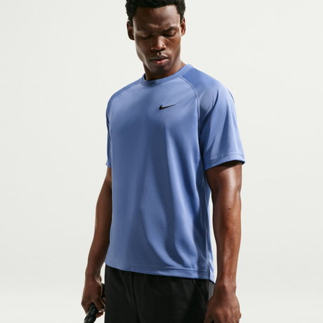 NIKE - Dri-FIT Flex Ss Top Erkek Mavi Tişört