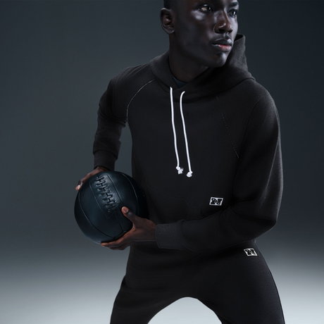 NIKE - Dri-FIT Gym Heritage Fleece Erkek Siyah Sweatshirt