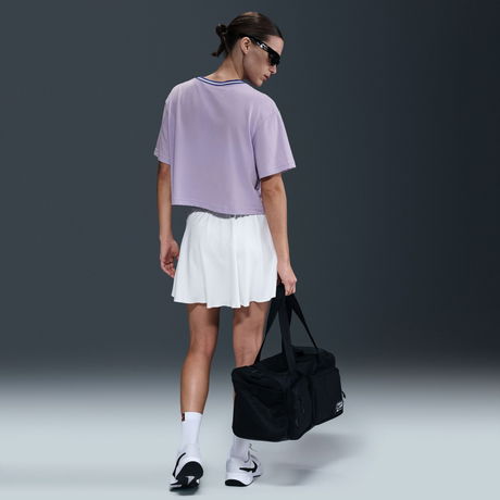 NIKE - Dri-FIT Heritage SS Crop Tee Kadın Mor Tişört (1)