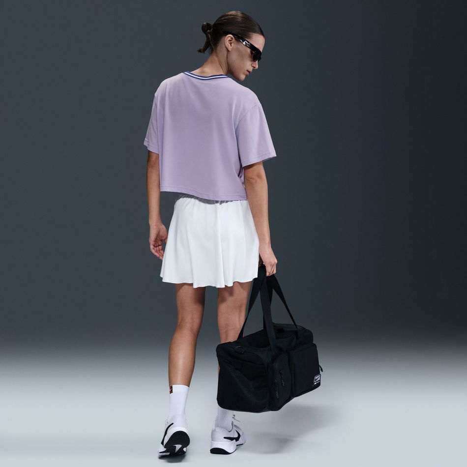 Dri-FIT Heritage SS Crop Tee Kadın Mor Tişört