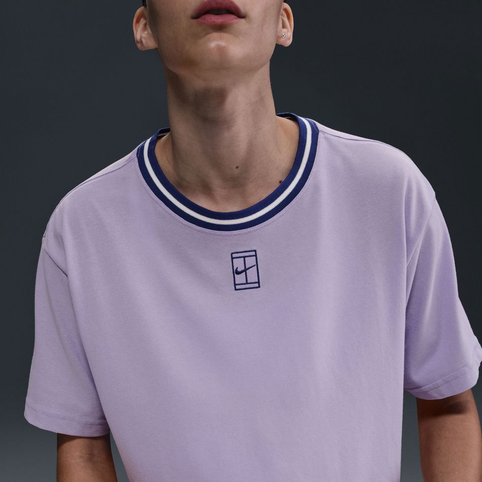Dri-FIT Heritage SS Crop Tee Kadın Mor Tişört