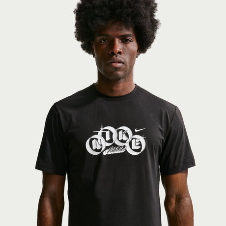 NIKE - Dri-FIT Hyverse Gfx Ss Top Erkek Siyah Tişört