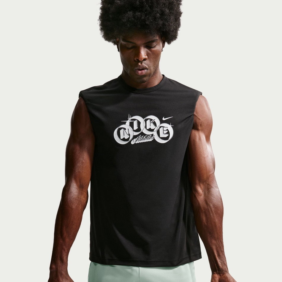 Dri-FIT Hyverse Gfx Ss Top Erkek Siyah Tişört